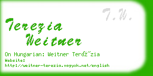 terezia weitner business card